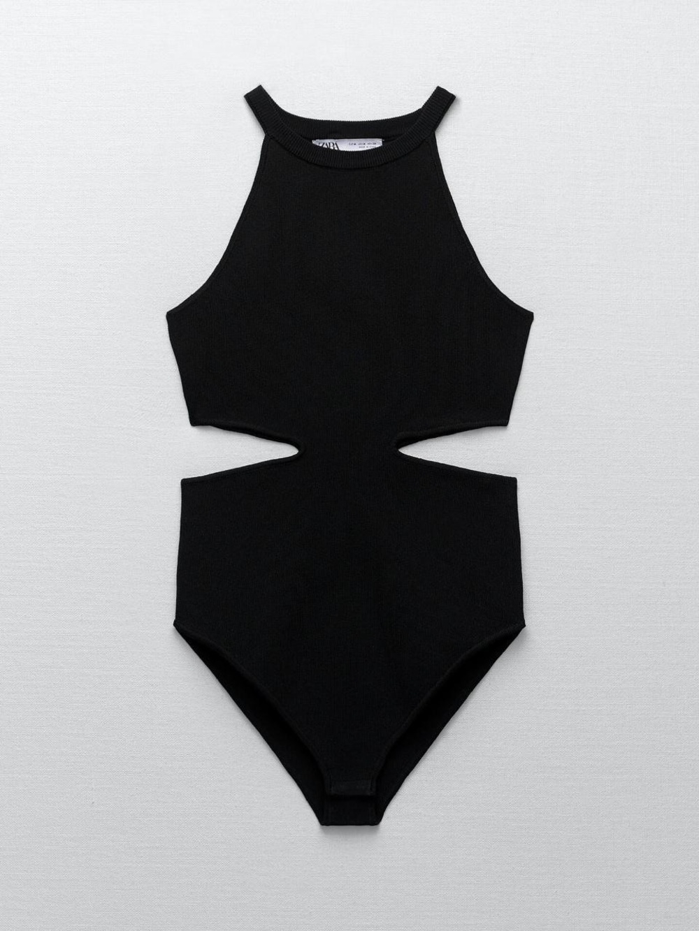 Zara Black Cutout Bodysuit